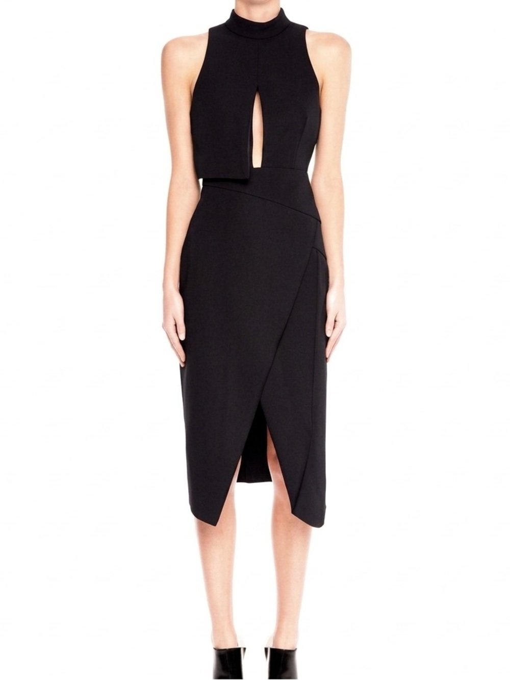 CMEO COLLECTIVE FALL BACK DRESS/Black